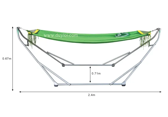 Bộ Võng Xếp THÉP - Cỡ Nhỏ cho người dưới 1m55