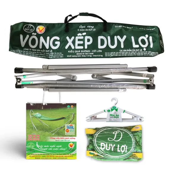 Bộ Võng Xếp THÉP - Cỡ Đại