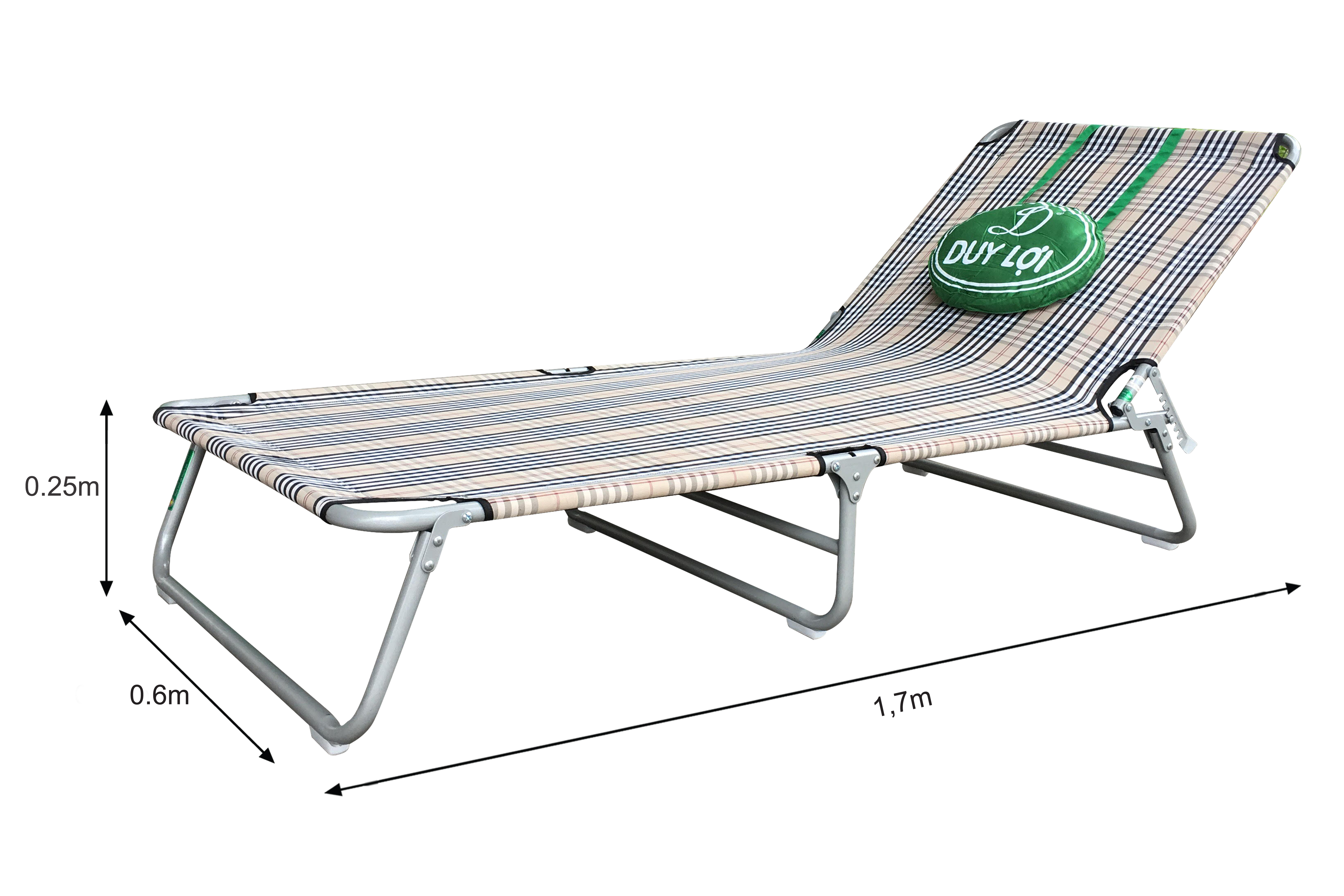 Giường Ghế Xếp Kiểu Cùng Sướng - INOX Đại