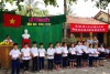 Báo CAND và Công ty Võng xếp Duy Lợi tặng 15.000 cuốn tập cho học sinh nghèo tỉnh Long An