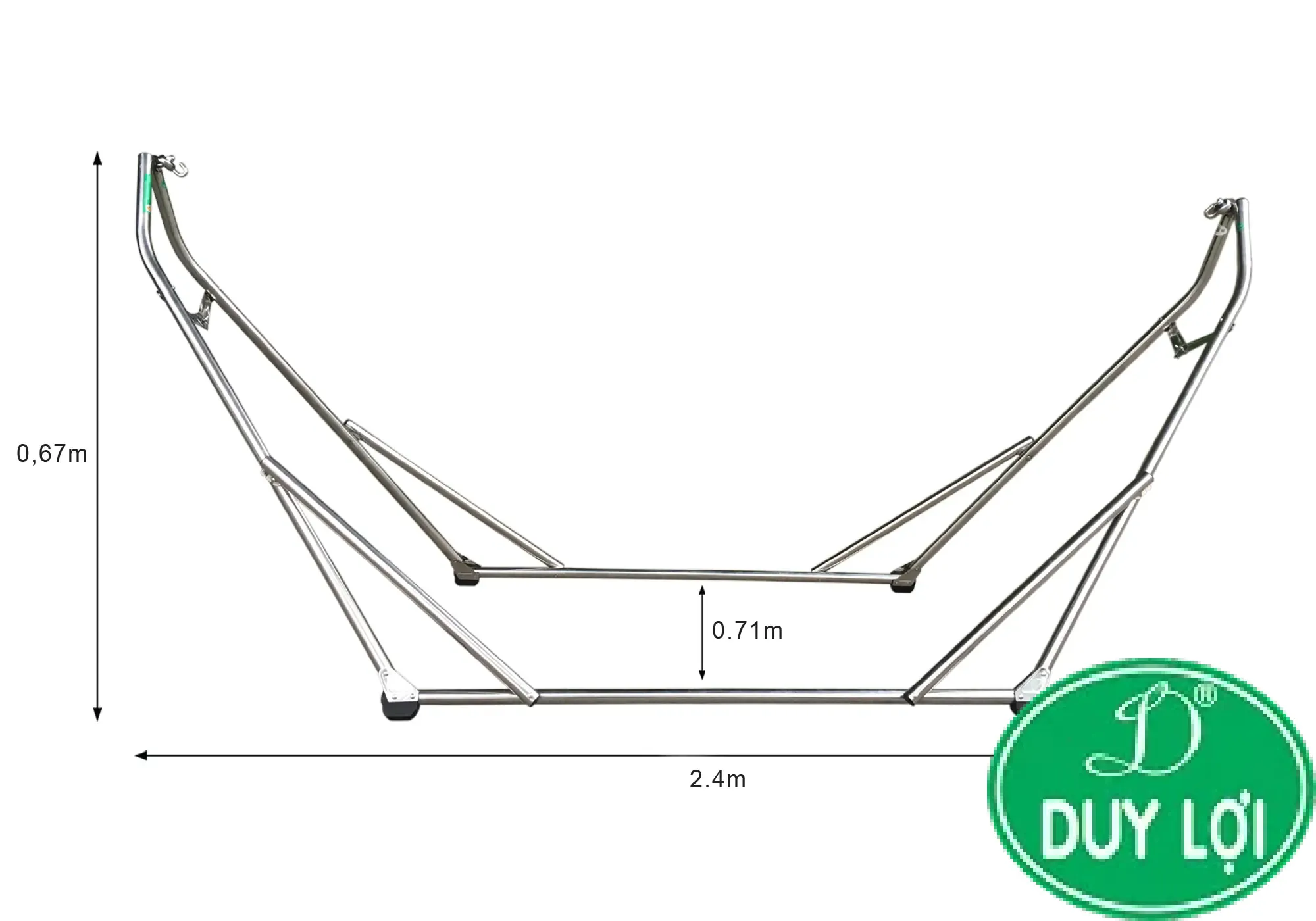 Khung Võng Kiểu Quá Sướng INOX - Cỡ Nhỏ